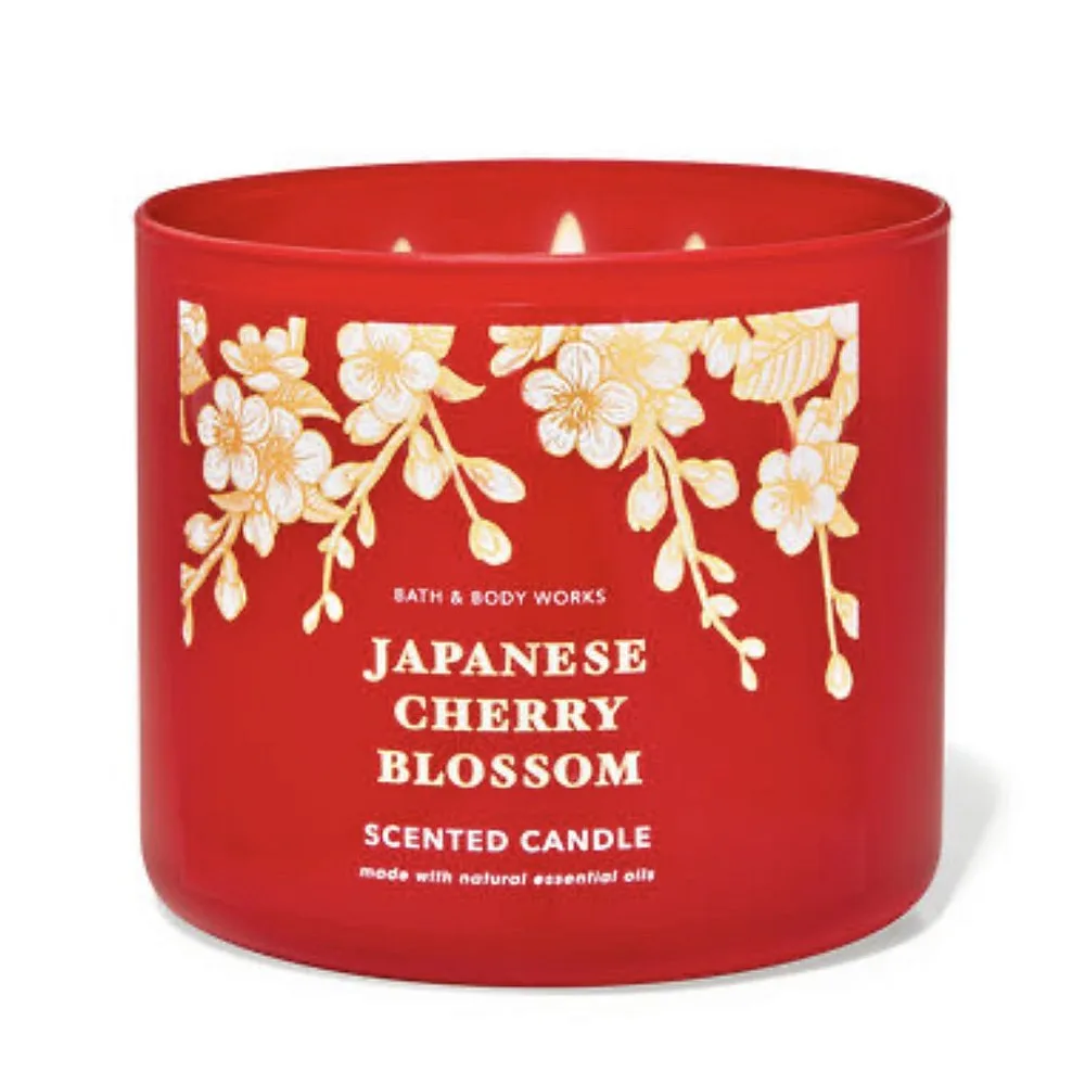 Japanese Cherry Blossom 3-Wick Candle