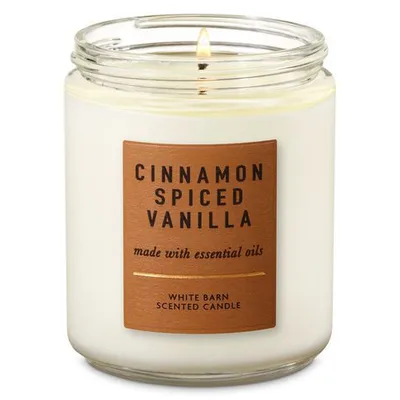 Cinnamon Spiced Vanilla Single wick Candle