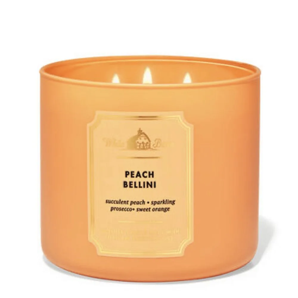Peach Bellini 3-Wick Candle