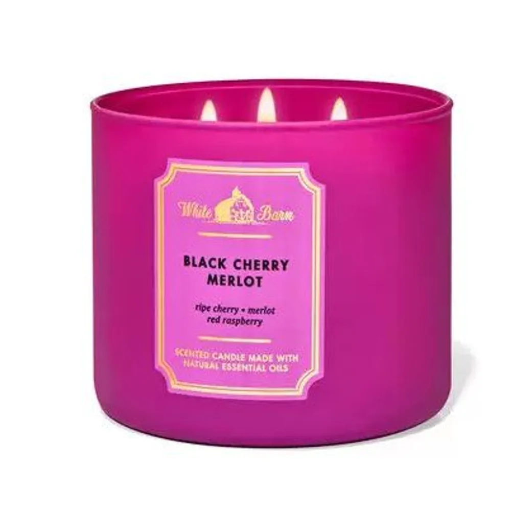 Black Cherry Merlot 3-Wick Candle