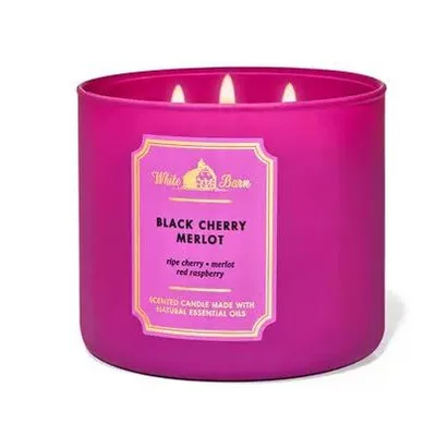 Black Cherry Merlot 3-Wick Candle