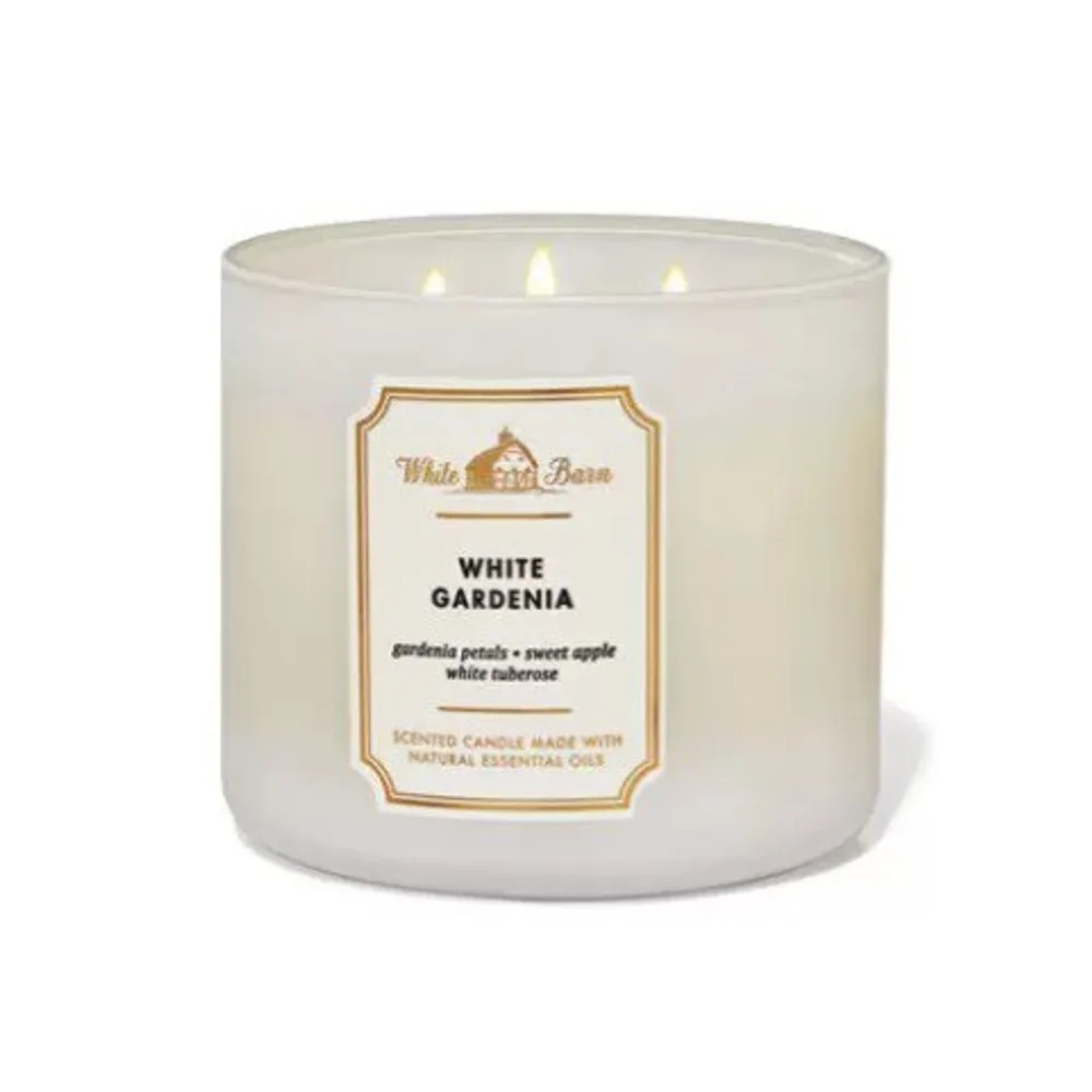 White Gardenia 3-Wick Candle