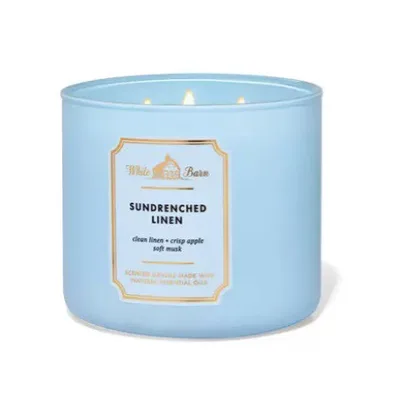 Sundrenched Linen 3-Wick Candle