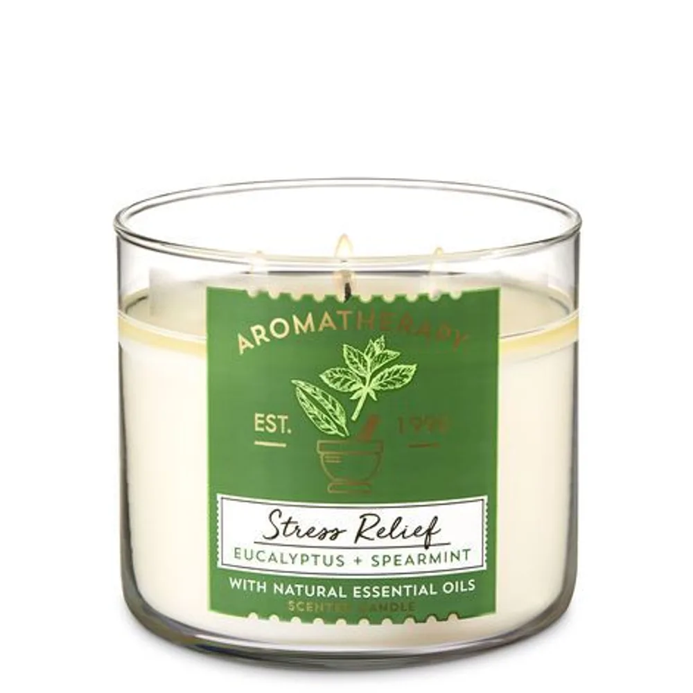 Aromatherapy Eucalyptus Spearmint 3-Wick Candle