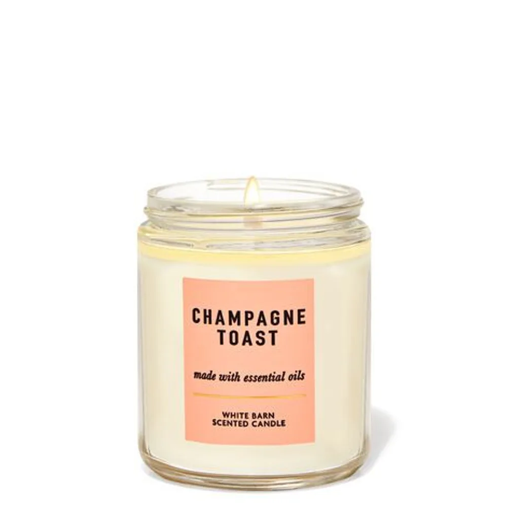 Champagne Toast Single Wick Candle