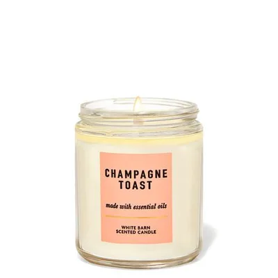 Champagne Toast Single Wick Candle