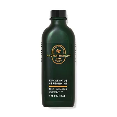 Aromatherapy Eucalyptus Spearmint  Body and Massage Oil