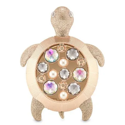 Sparkly Gemstone Turtle Visor Clip Scentportable Fragrance Holder