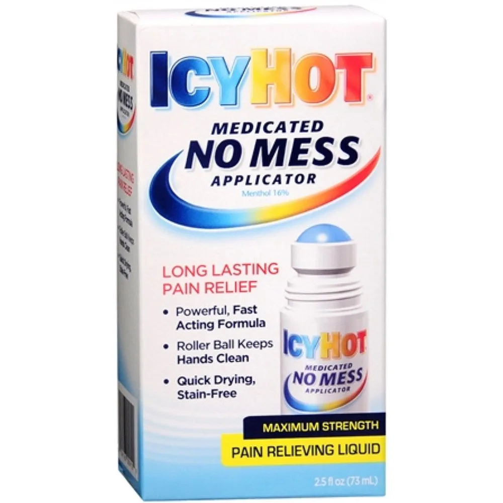Icy Hot No Mess Applicator Pain Relieving Liquid