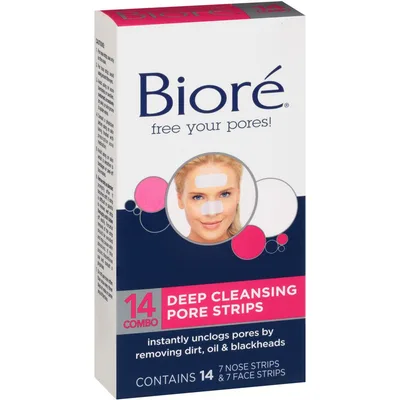 Bioré Combo Pack Deep Cleansing Pore Strips Face/Nose