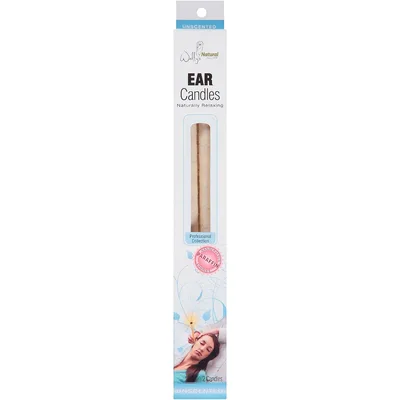 Wally's Natural Unscented Professional Collection Ear Candles Parafin