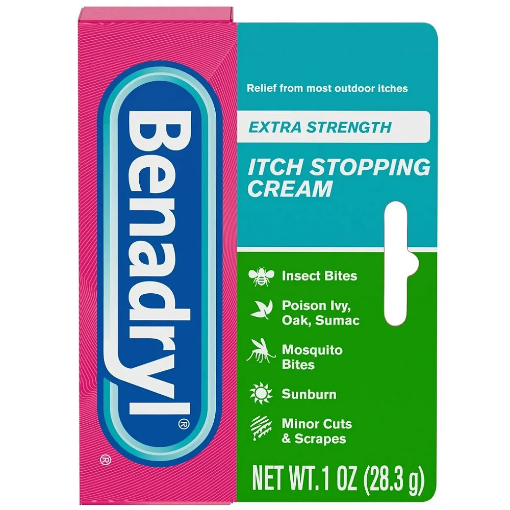 Benadryl Extra Strength Itch Relief Cream, Topical Analgesic