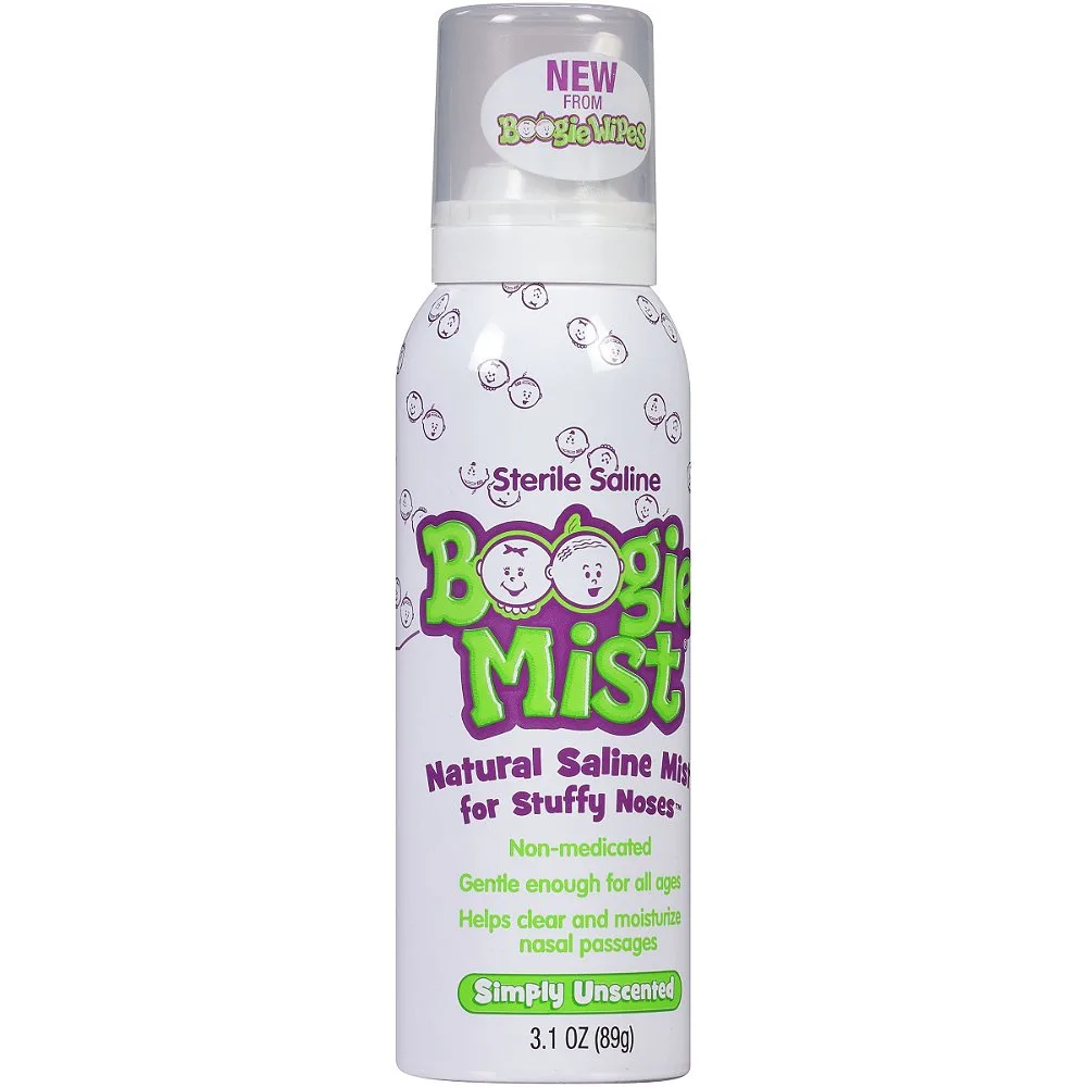 Simply Unscented Sterile Saline Aerosol Can Boogie Mist