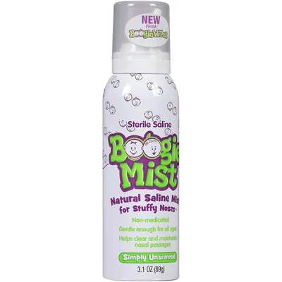 Simply Unscented Sterile Saline Aerosol Can Boogie Mist