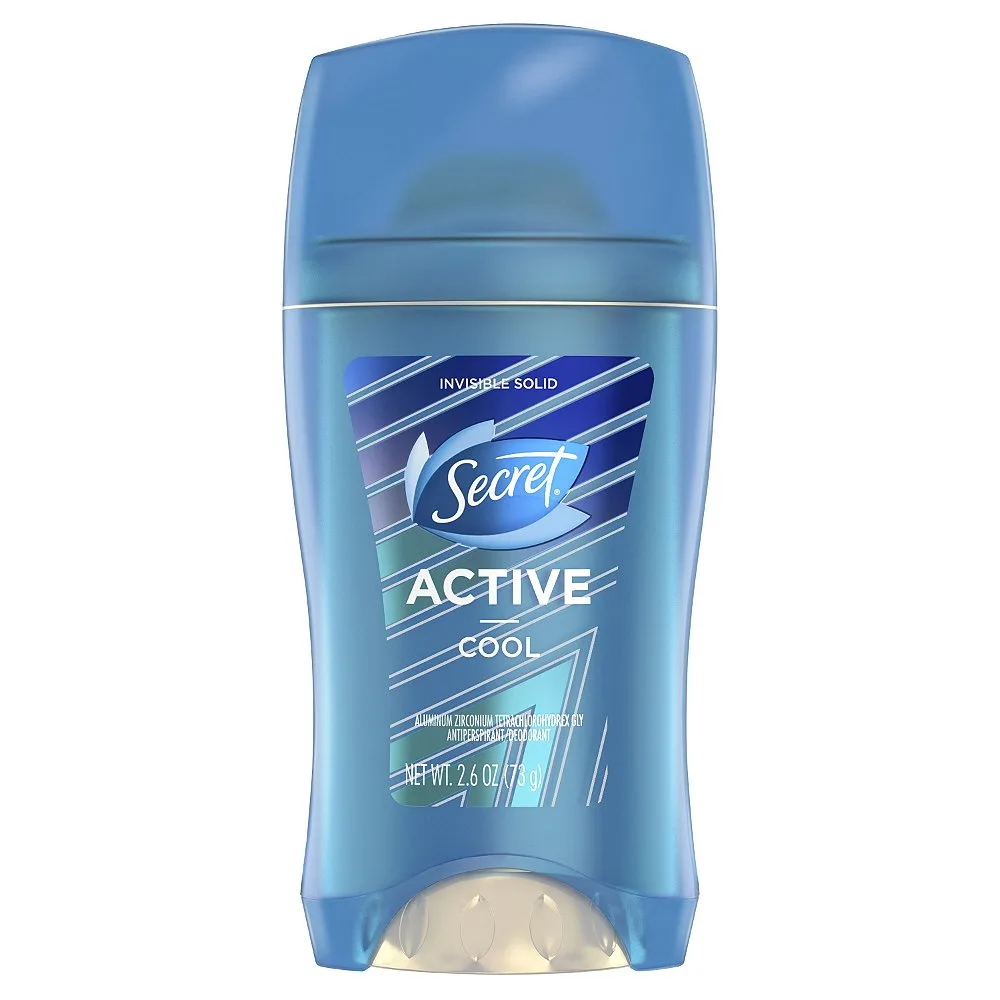 Secret Active Invisible Solid Antiperspirant and Deodorant