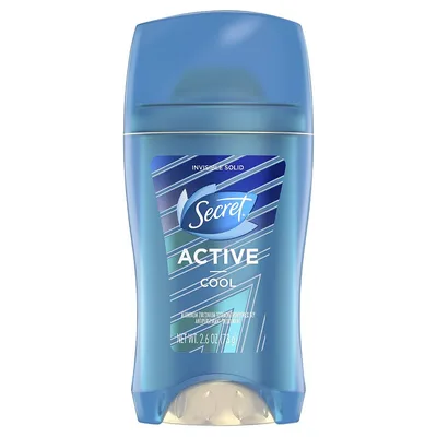 Secret Active Invisible Solid Antiperspirant and Deodorant