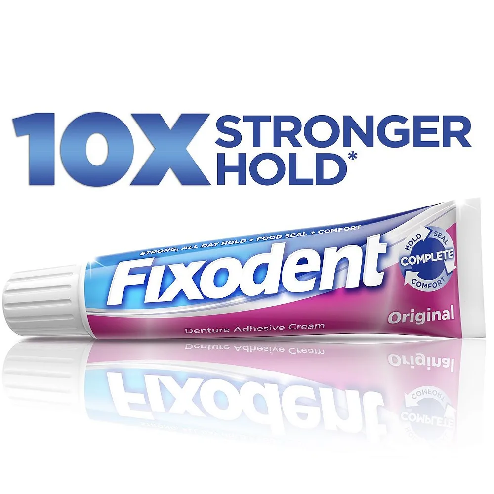 Fixodent Denture Adhesive Cream Original
