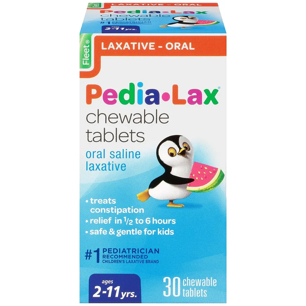 Pedia-Lax Chewable Tablets Saline Laxative