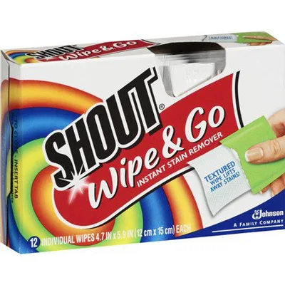 Shout Wipe And Go Wipes