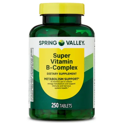 Spring Valley Super Vitamin B-Complex Dietary Supplement