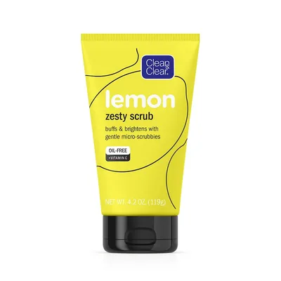 Clean & Clear Lemon Zesty Oil-Free Face Scrub with Vitamin C