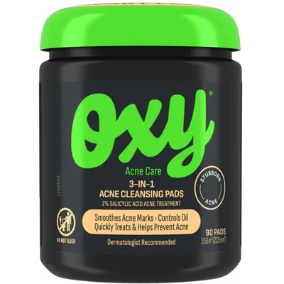 Oxy Maximum Action 3 in 1 Acne Treatment Pads