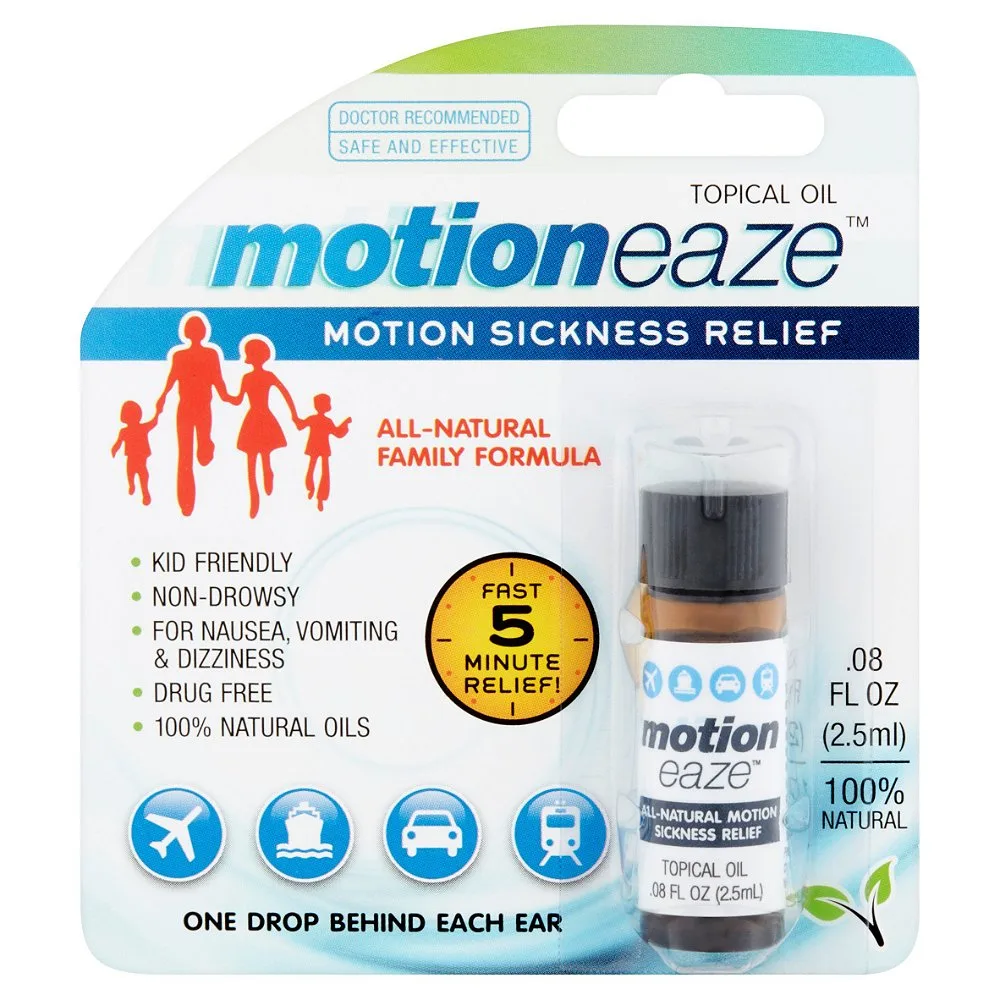 Motioneaze Motion Sickness Relief Topical Oil