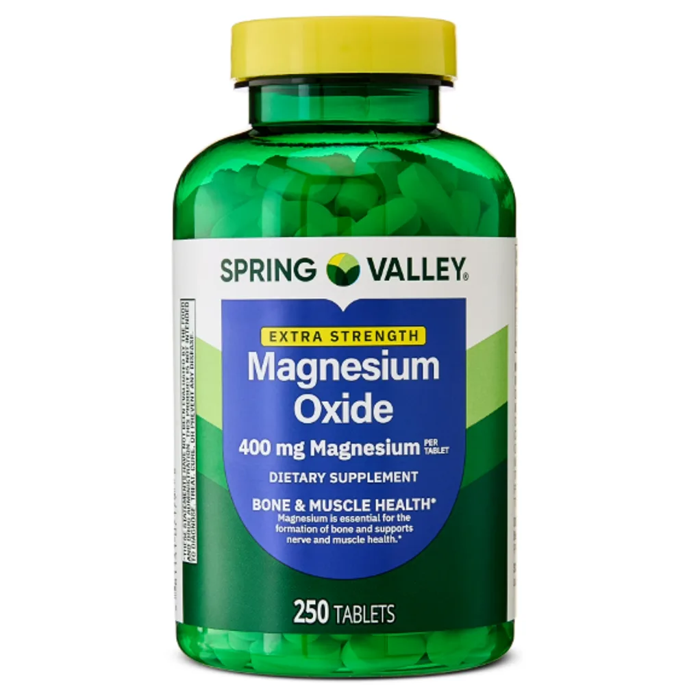 Spring Valley Magnesium Dietary Supplement Tablets for Bone and Muscle Health, 400 mg