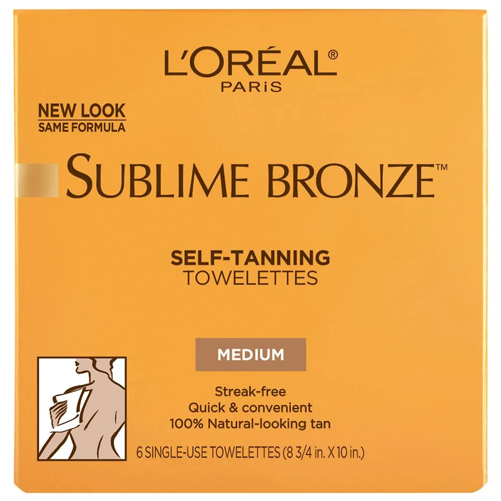L'Oréal Paris Sublime Bronze Self-Tanning Towelettes for Body