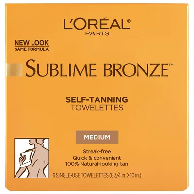 L'Oréal Paris Sublime Bronze Self-Tanning Towelettes for Body