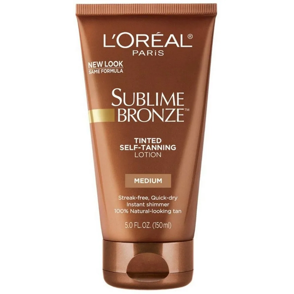 L'Oréal Sublime Bronze Tinted Self-Tanning Lotion Medium Natural Tan
