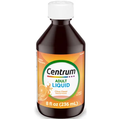 Centrum Liquid Adult Multivitamin Orange Tangerine Flavor