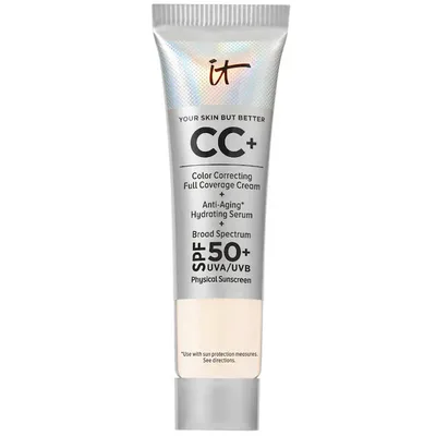 IT Cosmetics Mini CC+ Cream Full Coverage Color Correcting Foundation with SPF 50+