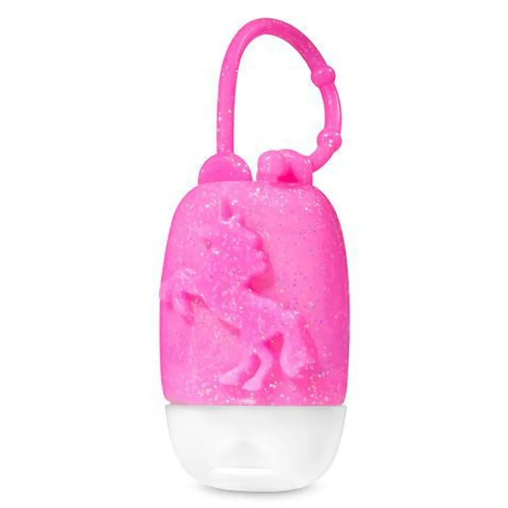 Pink Glitter Unicorn Pocketbac Holder