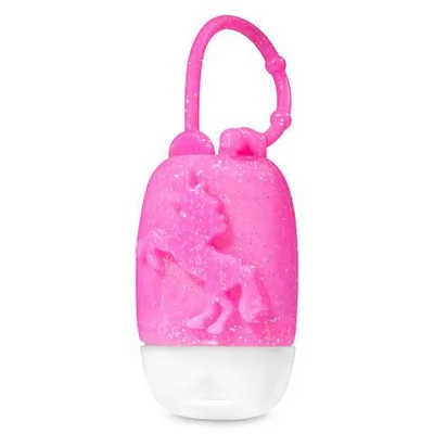 Pink Glitter Unicorn Pocketbac Holder