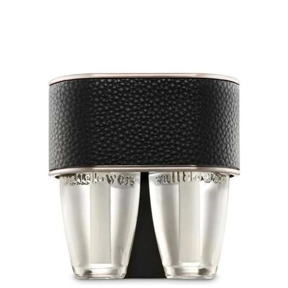 Black Leatherette Nightlight Wallflowers Fragrance Duo Plug