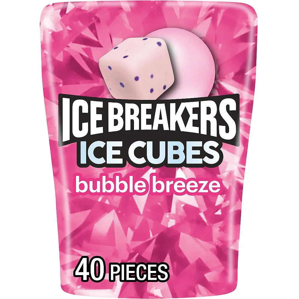 Ice Breakers Ice Cubes Bubble Gum Bubble Breeze
