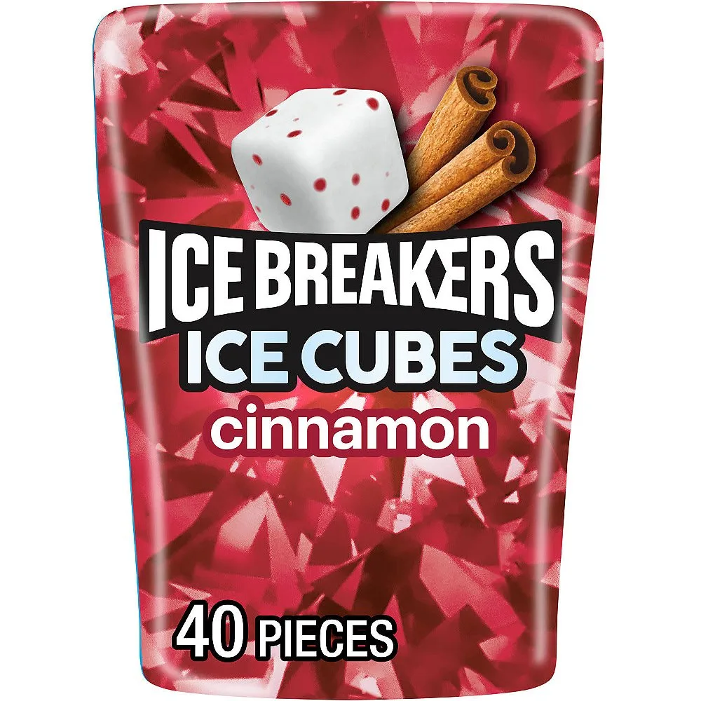 Ice Breakers Ice Cubes Sugar Free Cinnamon Gum