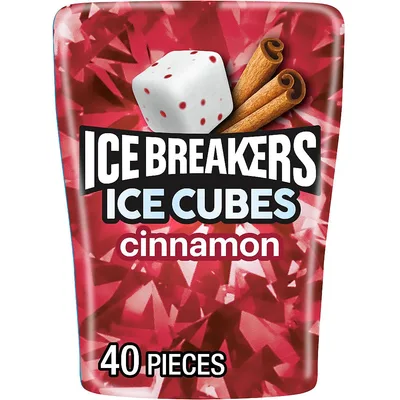 Ice Breakers Ice Cubes Sugar Free Cinnamon Gum