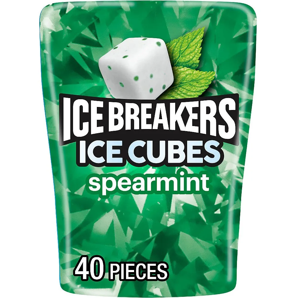 Ice Breakers Ice Cubes Sugar Free Spearmint Gum
