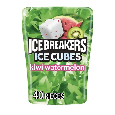 Ice Breakers Ice Cubes Kiwi Watermelon Gum