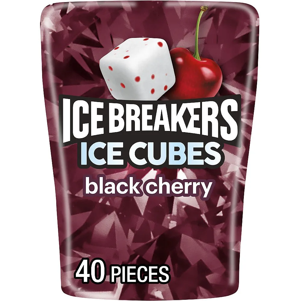 Ice Breakers Ice Cubes Sugar Free Black Cherry Gum