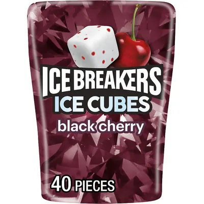Ice Breakers Ice Cubes Sugar Free Black Cherry Gum