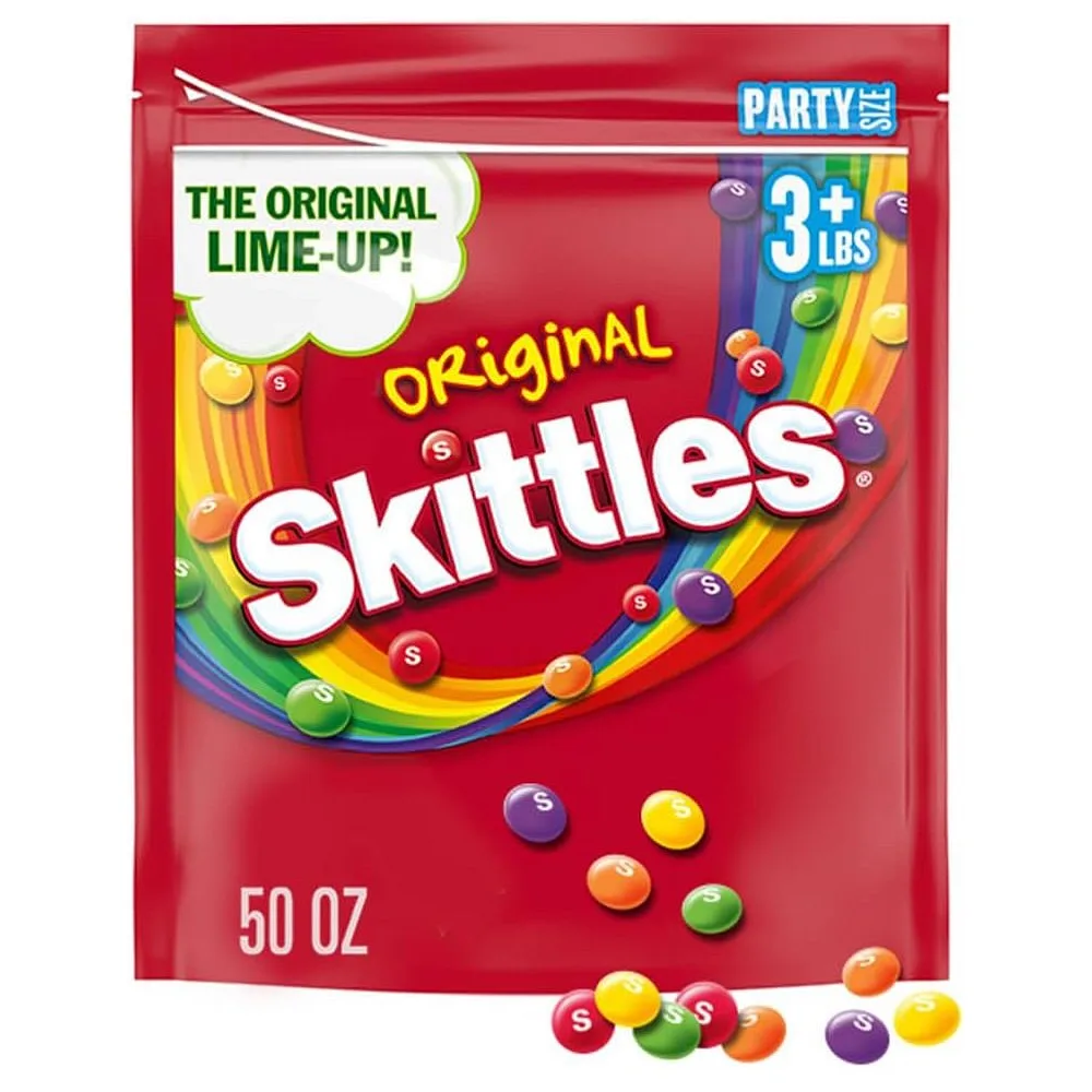 Skittles Original Fruity Candy Party Size Bag