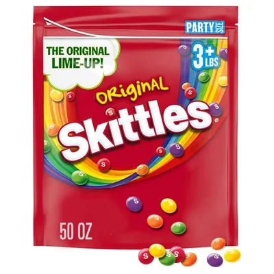 Skittles Original Fruity Candy Party Size Bag