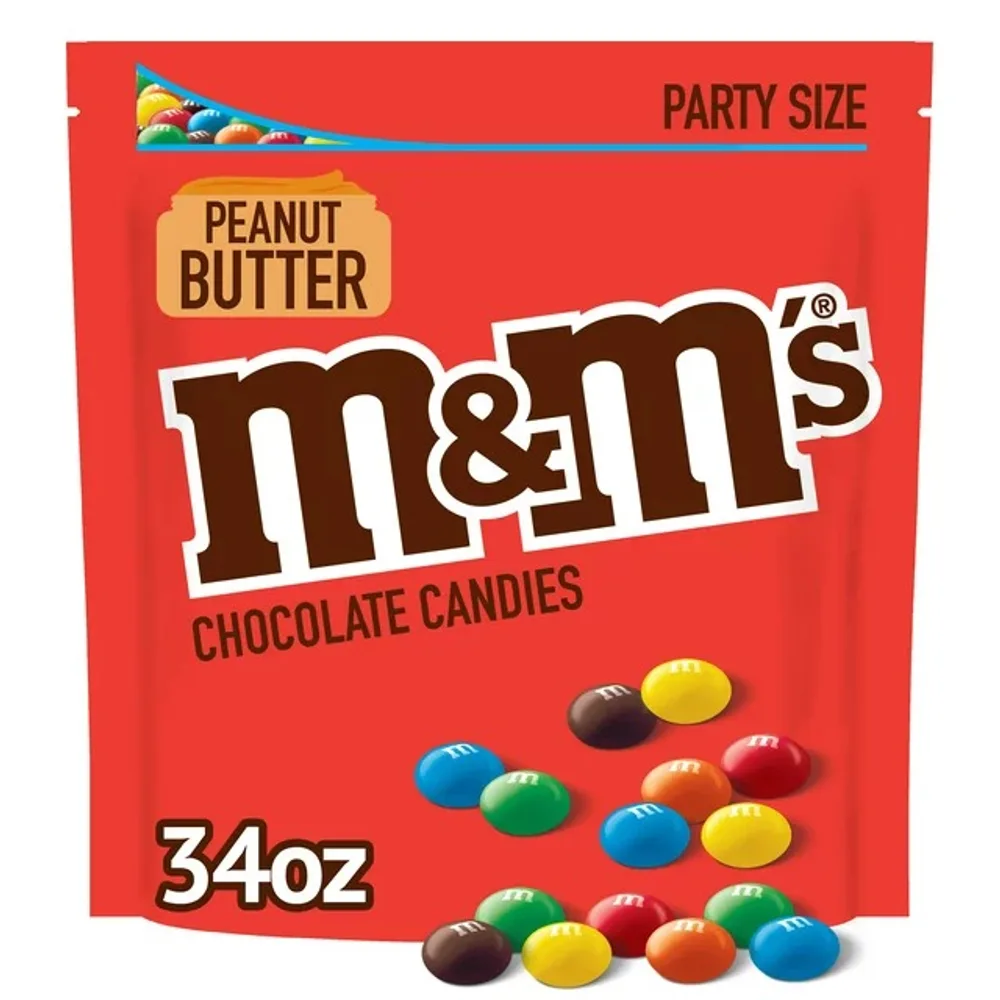 M&M's Peanut Butter Chocolate Candy Party Size