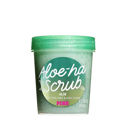 Pink Aloe-Ha Scrub Soothing Face and Body Scrub