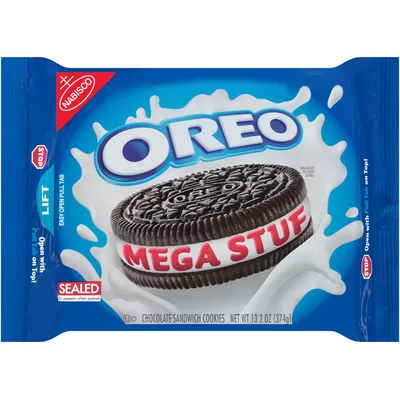 Nabisco Oreo Mega Stuf Chocolate Sandwich Cookies