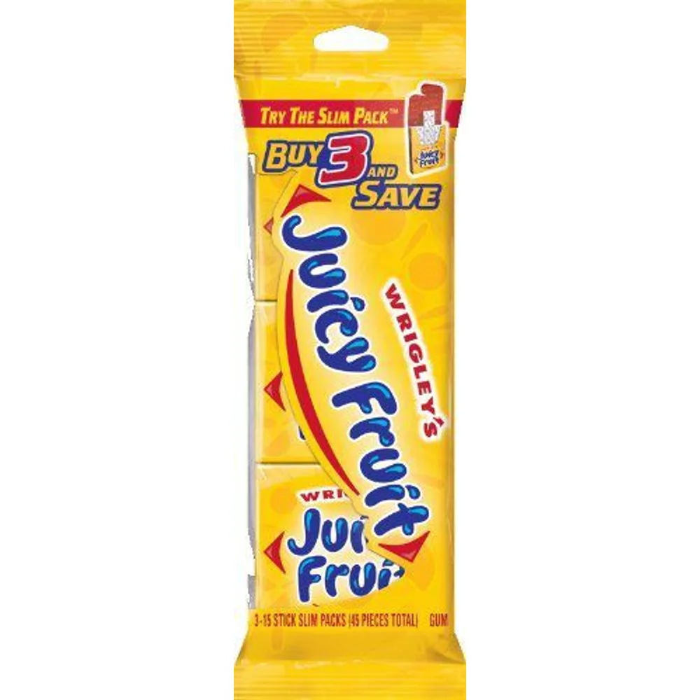 Juicy Fruit Original Bubble Chewing Gum
