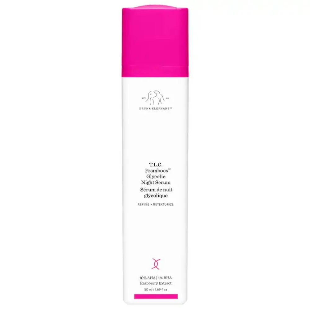Drunk Elephant T.L.C. Framboos Glycolic Resurfacing Night Serum